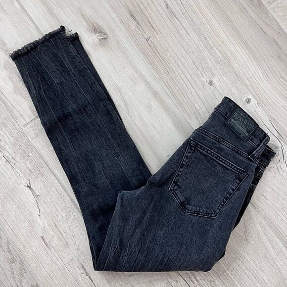 Lucky Brand Bridgette Skinny Ankle Raw Hem Button Fly Jeans - Picture 4 of 10